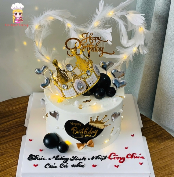 Bánh kem chúc mừng con yêu