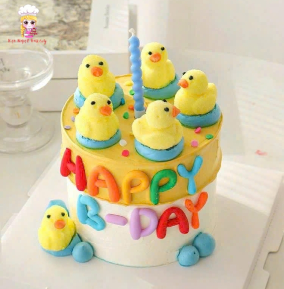 Bánh kem chúc mừng cho bé 