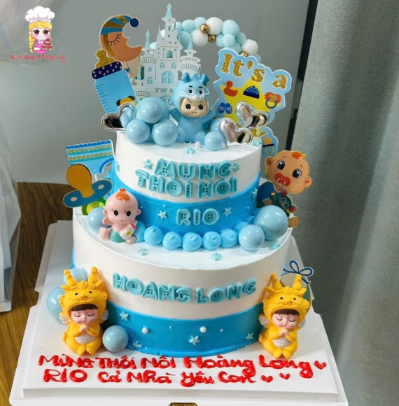 Bánh kem thôi nôi cho bé