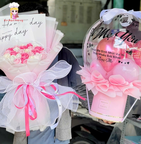 Bó hoa sáp to ở quận Bình Thạnh