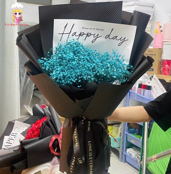 Bó hoa baby khô đẹp