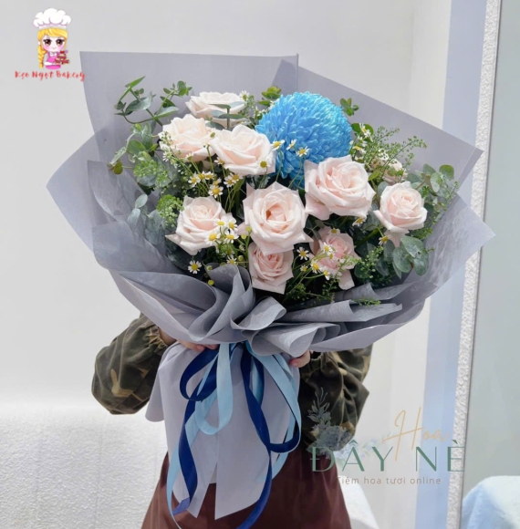 Bó hoa chúc mừng tặng bạn thân