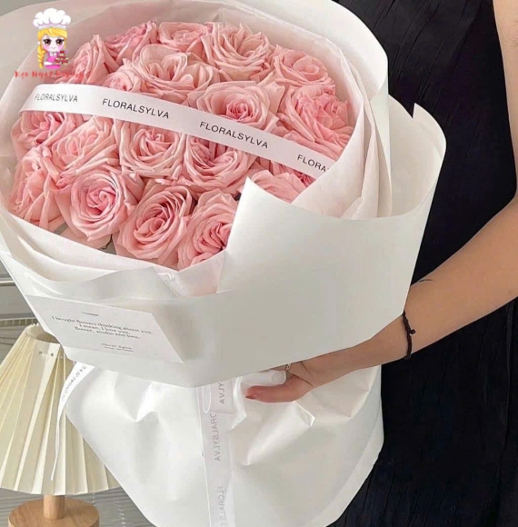 Bó hồng phong cách hiện đại