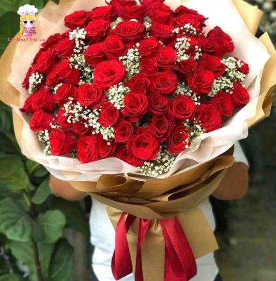 Bó hồng siêu khổng lồ