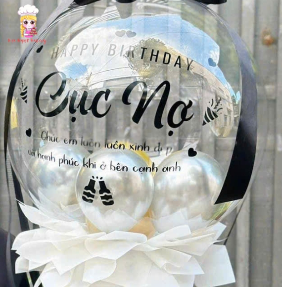 Bóng bay rút tiền tặng cục nợ