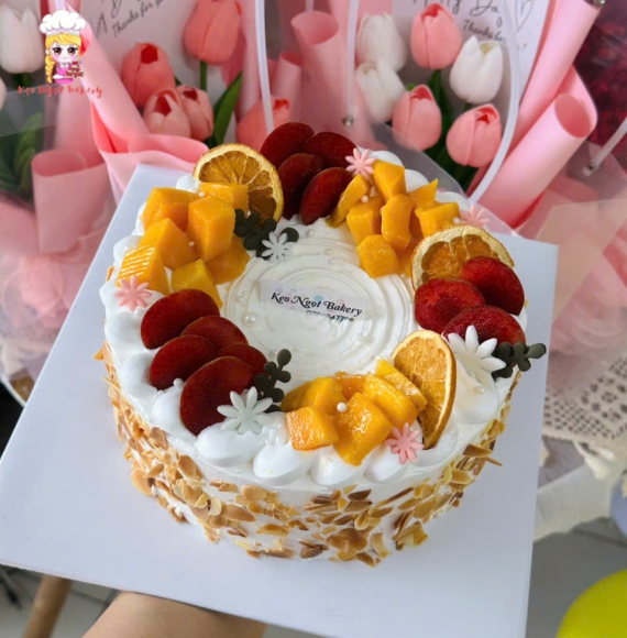 Bánh kem bắp tặng chồng yêu