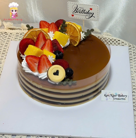 Bánh kem rau cau tặng sinh tại Ngon Nhất Bakery