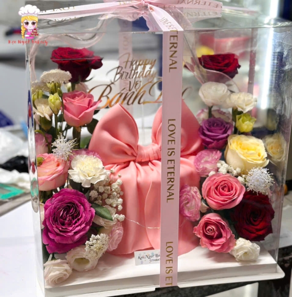 Hộp Bánh Nơ Fondant Luxury sang chảnh