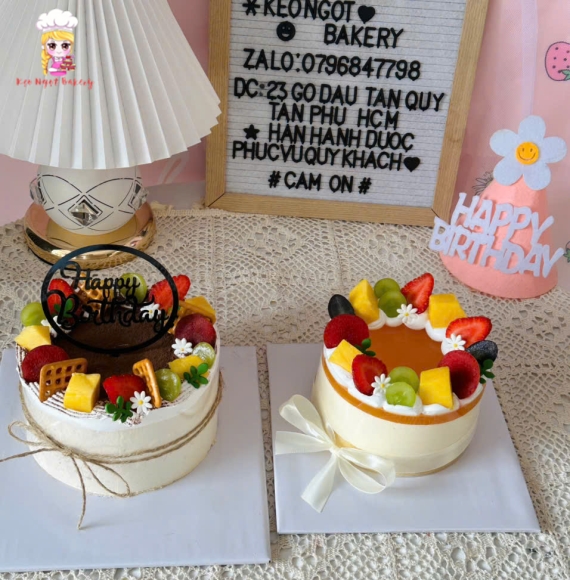 Bánh Kem phô mai trái cây ngon ở tân phú