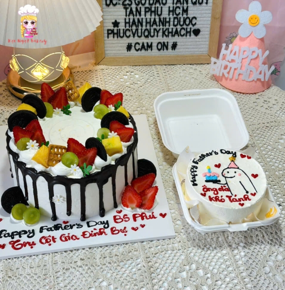 Cobo bánh kem và bánh bento dành cho người yêu