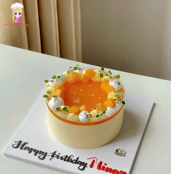 Bánh mousse chanh dây tặng bạn bè