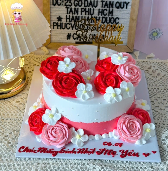 Mẫu bánh bắt bông hot 2025