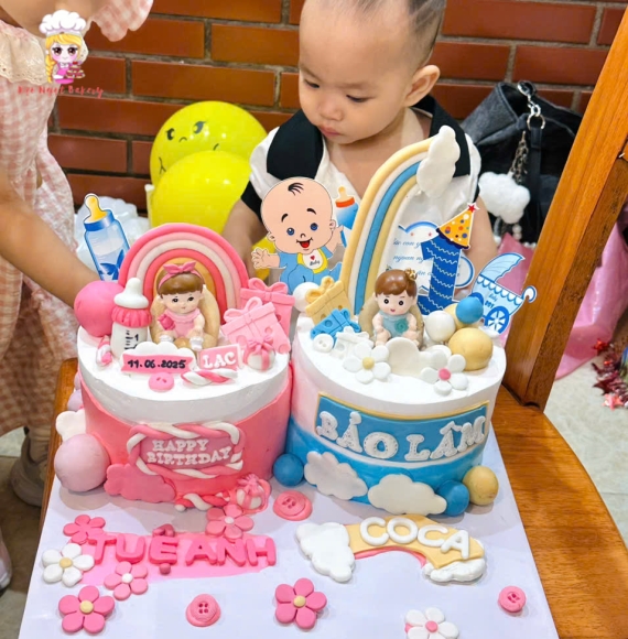 Bánh sinh nhật dành cho bé trai bé gái