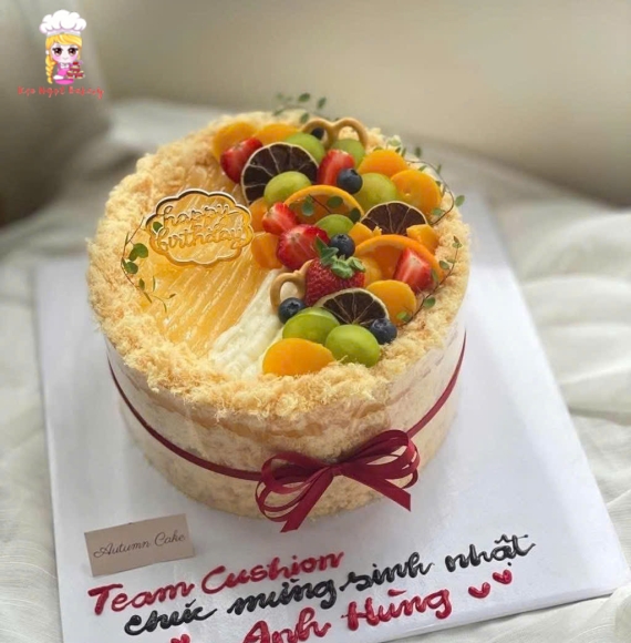 Bánh bông lan trứng muối ngon ở tân phú