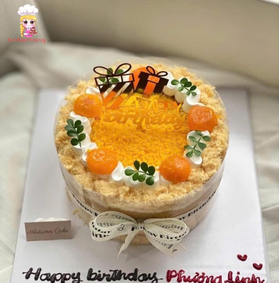 Bánh bông lan trứng muối sang trọng dành em