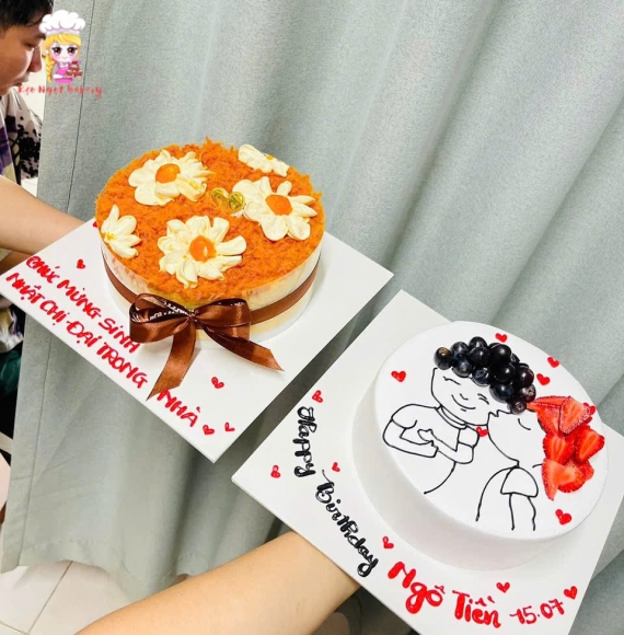 Mẫu bánh kem đẹp tặng cho nữ sang trọng hot 2025