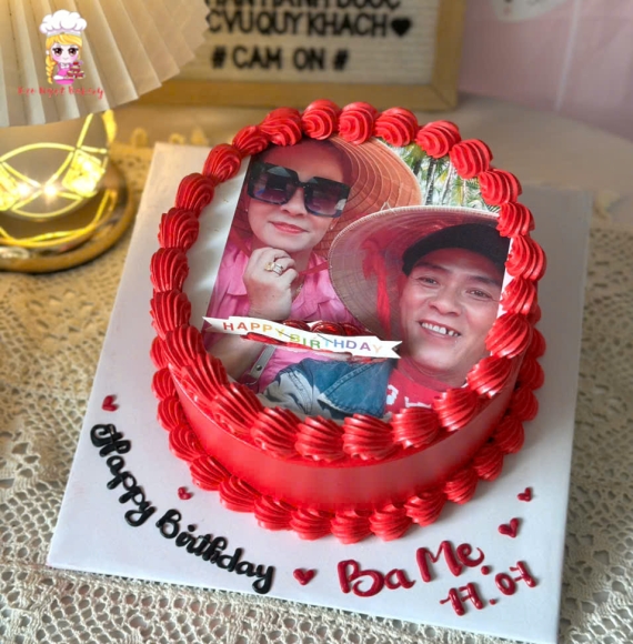 Bánh kem in hình ở Tân Phú