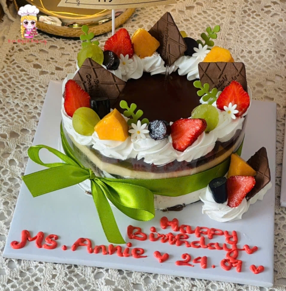 Bánh rau cau làm quà sinh nhật