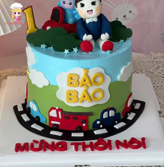 Bánh kem thôi nôi dành cho bé trai ở tân phú