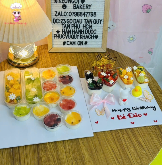 Sét bánh ngon tại Kẹo Ngọt