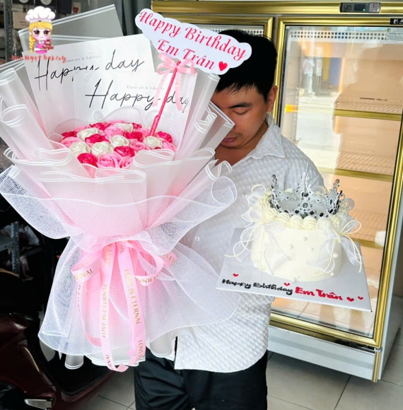  combo hoa bánh kẹo ngọt giao khách