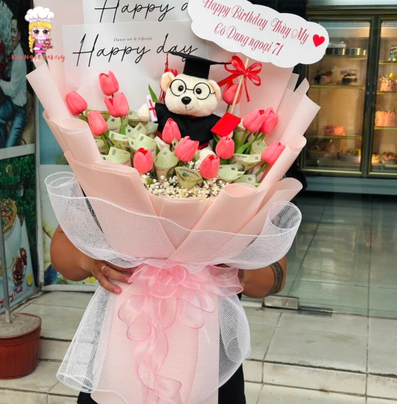 Hoa tiền mừng tốt nghiệp