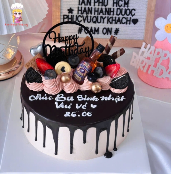 Mẫu bánh kem tặng ba