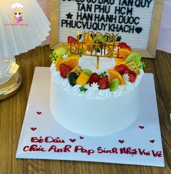 Mẫu bánh kem tặng anh yêu mừng sinh nhật