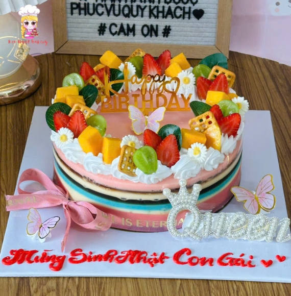 Bánh rau câu  tặng con gái