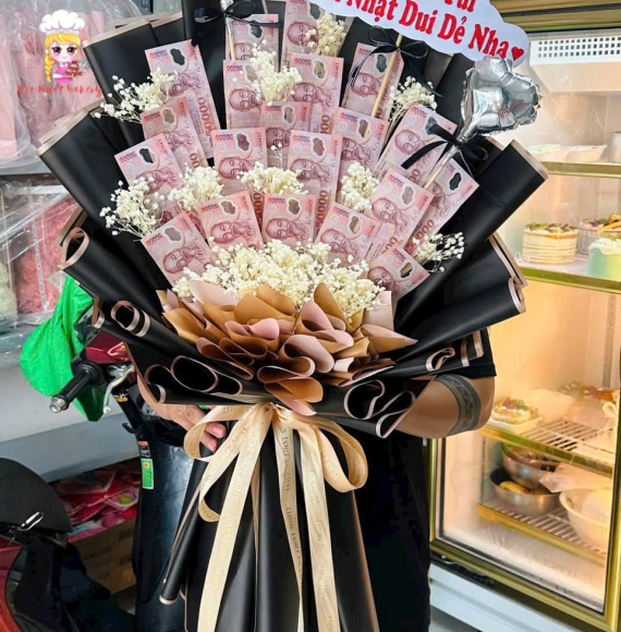 Hoa tiền 50k tặng bạn thân