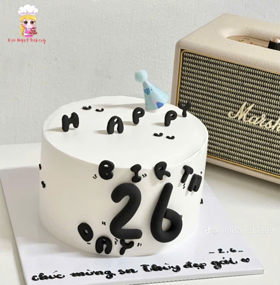 Mẫu bánh kem tặng bạn gái 