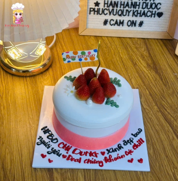 Bánh kem chúc mừng sinh nhật chị -giao bánh kem tân phú