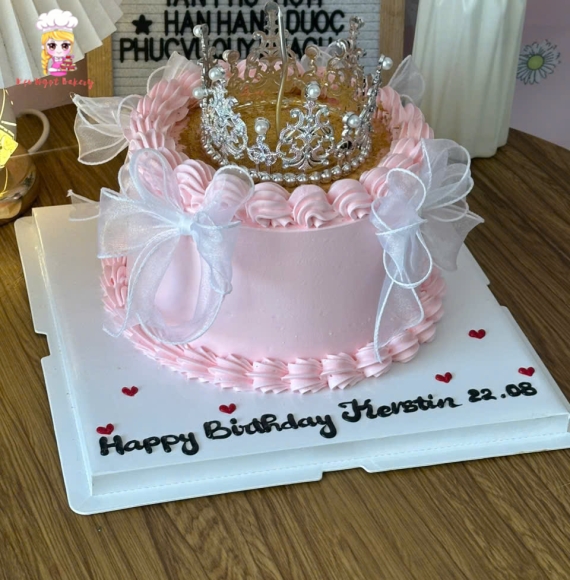 Bánh Sinh nhật thổi kim tuyến hot 2025