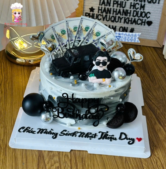 Mẫu bánh kem hot dành cho nam 