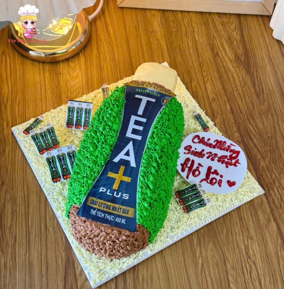 Bánh kem tạo hình trà ô long