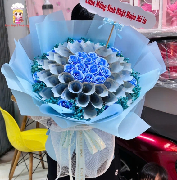 Bó Hoa Sáp Tone Xanh mẫu đẹp 2025