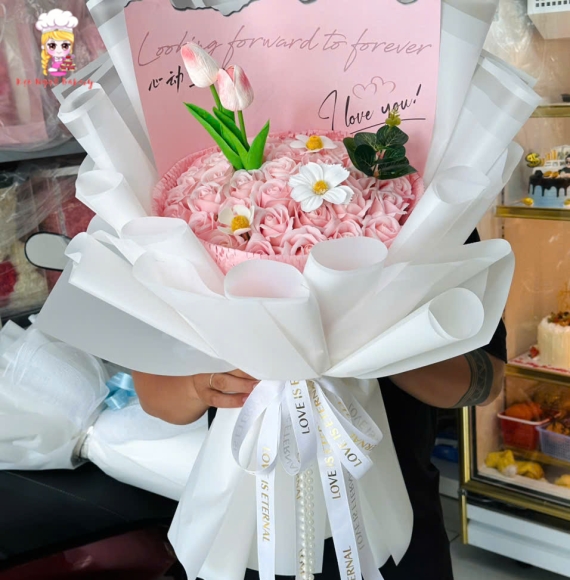 Mẫu mới Bó hoa sáp tặng ngày lễ giao nhanh ở quận 6