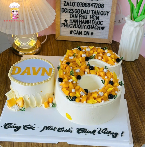 Bánh kem kỉ niệm 6 năm thành lập cty