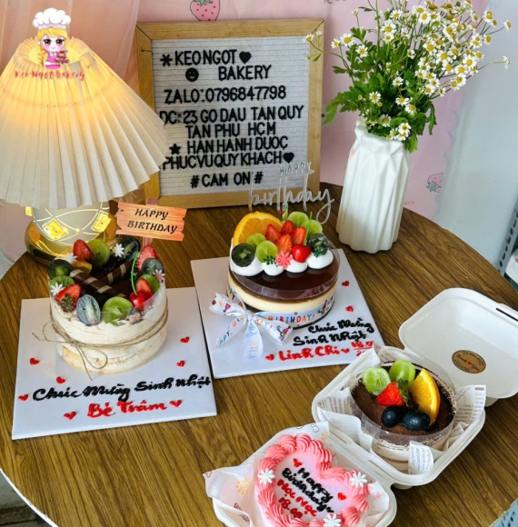 Bánh kem ngon siêu hot tại tiệm kẹo ngọt