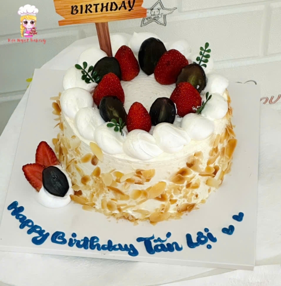 Bánh kem bắp hạnh nhân ở tân phú