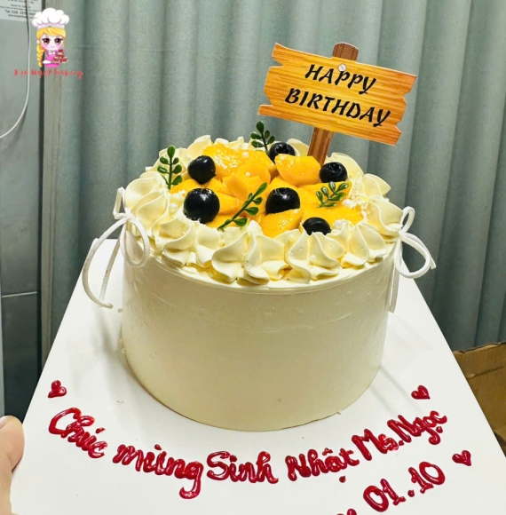 Bánh kem bắp ở tân phú tặng chị gái