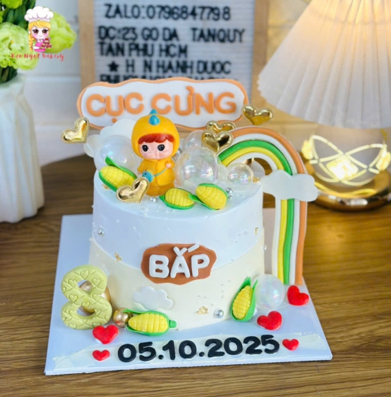 Bánh kem rút tiền dành cho bé trai 