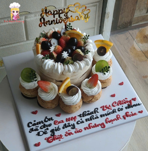 Bánh Kem và su dai hot tặng 20/11 cho thầy cô 