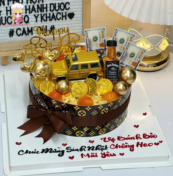 Bánh bông lan trứng muối tặng chồng -bánh kem ngon tân phú