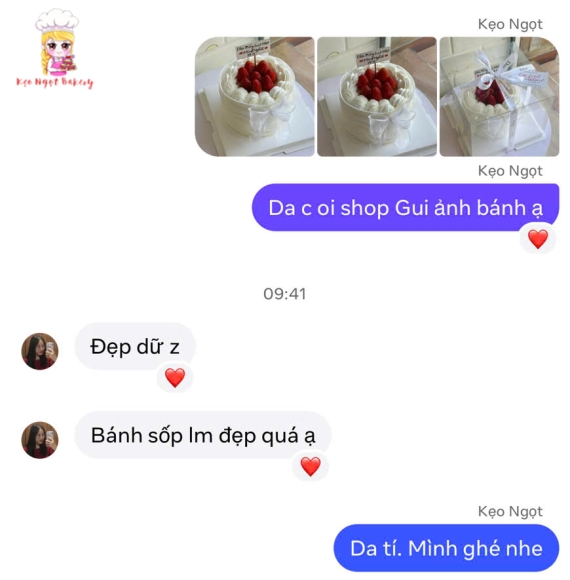 Feedback đáng yêu tại Kẹo Ngọt