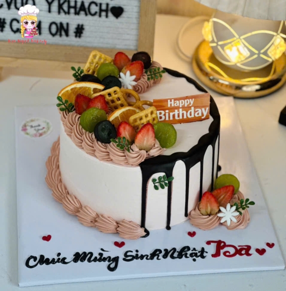 Bánh Kem chúc mừng sinh nhật của ba