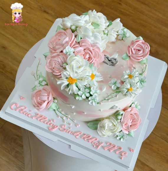 Bánh Kem chúc mừng bắt hoa 20/11 tặng thầy cô giáo