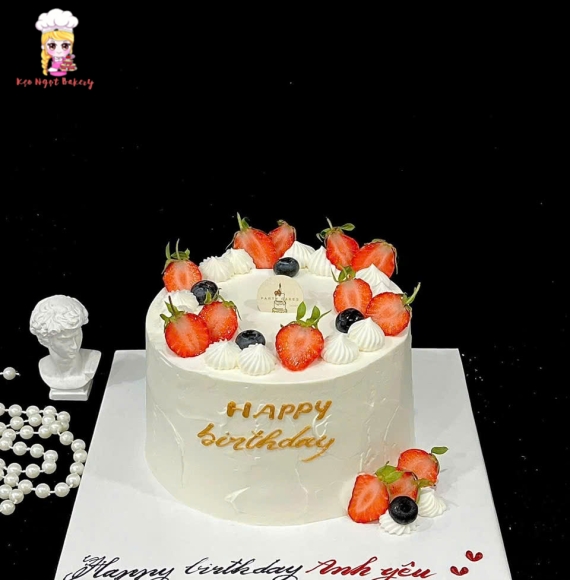 Bánh Kem hàn quốc đơn giản tặng anh yêu-kẹo ngọt bakery