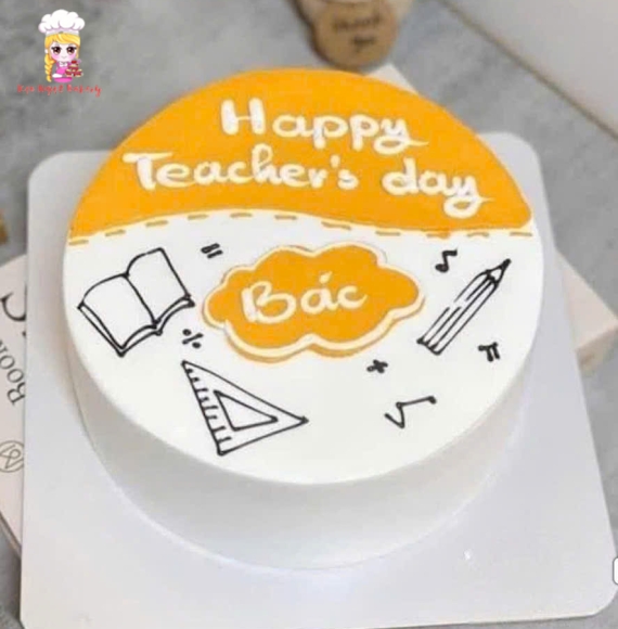 Bánh kem dành tặng thầy cô 20/11 dạy toán