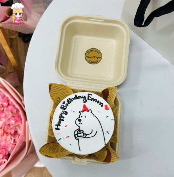 Bánh Kem hàn quốc đơn vẻ hình chibi